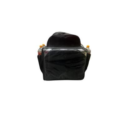 Imagem de Mochila Bag Com Isopor Laminado Preta Motoboy Delivery - Nat Store