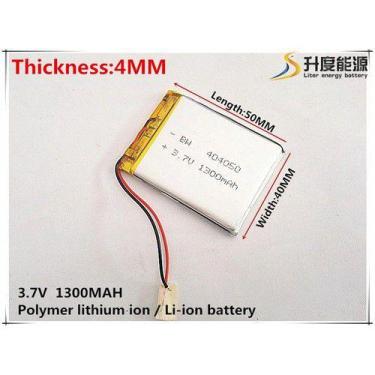 Imagem de Bateria Gps 5 Polegadas 2 Fios  3,7v  1300mah - KMIG