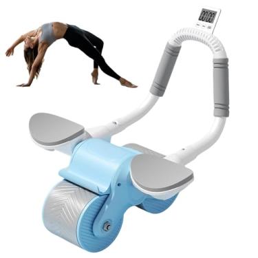 Imagem de Roda de rolo Ab com suporte de cotovelo, Rolo Ab com suporte de cotovelo - Roda de exercícios para abdominais, Core Trainer com temporizador - Equipamento portátil para exercícios de estômago para mul