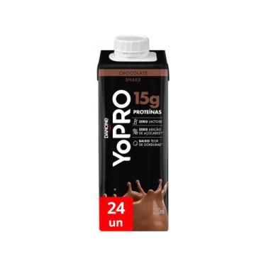 Imagem de Kit Bebida Láctea YoPRO Chocolate Sem Lactose - Zero Açúcar 24 Unidade