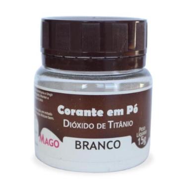 Imagem de Dióxido de titânio branco 15g Mago                                    