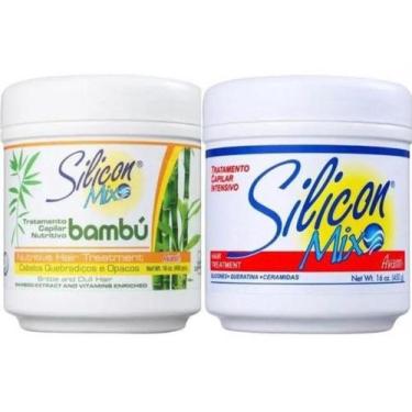 Imagem de Kit Silicon Mix Máscara Avanti + Bambu 450g cada