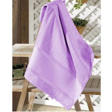 Imagem de Toalha de Lavabo Dohler Velour Para Pintura Artesanalle 30x45cm, Lilas
