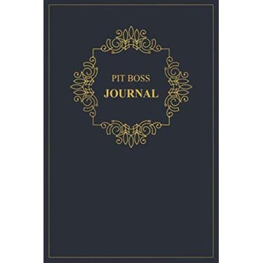 Imagem de Pit boss Journal: A classy black and gold Pit boss Journal for day-to-day work