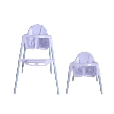 Imagem de Cadeirão de Alimentação Cadeira Alta Infantil Bebê Bandeja Removível C