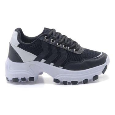 Imagem de Tênis Casual Confortável Original Plataforma Feminino - Vanelli, 38, P