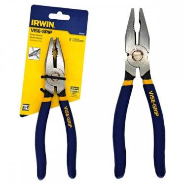 Imagem de Alicate Universal Irwin Cromo Vanadio 8'' Uso Geral Azul