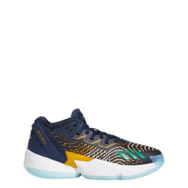 Imagem de adidas T nis de basquete unissex D.o.n. Issue 4, Team Navy/Team Green/Team Colleg Gol, 43 BR