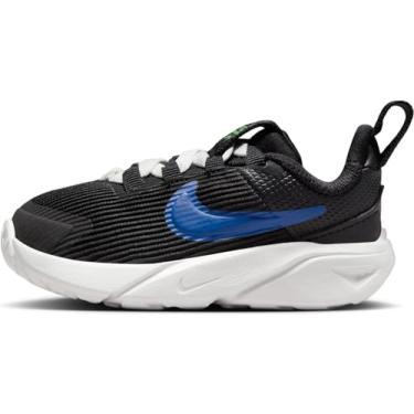 Imagem de Nike Tênis infantil unissex Star Runner 4 NN (TD), Preto/Azul Racer-Summit Branco-Verde STRI, 23.5 EU