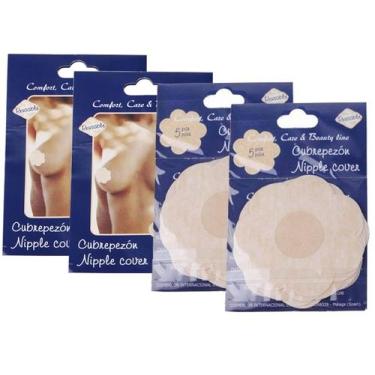 Imagem de Protetor Mamilo Adesivo Tapa Bico Aureola 5 Pares - Importado