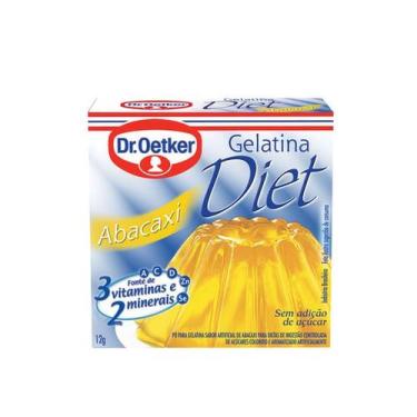 Imagem de Gelatina Diet Sabor Abacaxi Dr.Oetker 12g - Dr. Oetker