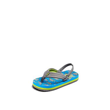 Imagem de Reef Chinelo infantil unissex Little Ahi, Limão Sharky, 5 Little Kid