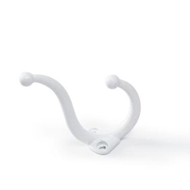 Imagem de Cabide Gancho Duplos Parede ganchos para roupas Kit 4 Pcs - Telis Ferr