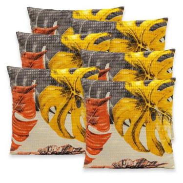Imagem de Kit 6 Capas de Almofadas Favinho 40x40 C/ Zíper PIQUET Estampadas - Be