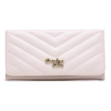 Imagem de Carteira Feminina Lançamento Porta Cartões Bordada Top - Carolina Silv