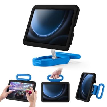 Imagem de Capa infantil para Samsung Galaxy Tab A9+/A9 Plus 11'' 2023 (SM-X210/X216/X218), suporte ajustável para retrato/paisagem/à prova de quedas com alça, capa adequada para crianças para Samsung Tab A9+