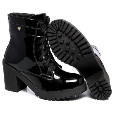 Imagem de Bota Botinha Coturno Para Mulheres Salto Alto Feminino - J.rei Calçado