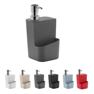 Imagem de Dispenser De Detergente Líquido C/ Porta Bucha Esponja Pia DT500 - OU,