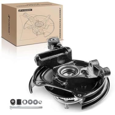 Imagem de A-Premium Conjunto de junta de direção traseira e cubo de rolamento de roda compatível com Subaru Forester 2001-2008, com freios a disco traseiros, lado direito do passageiro, substitui 26255AA061,
