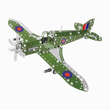 Imagem de Brinquedo Avião de Montar de Metal 331 Peças