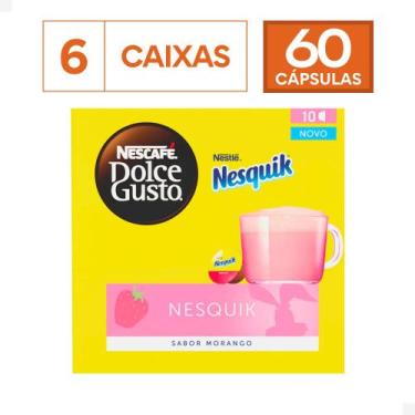 Imagem de Combo 60 Cápsulas Nesquik Morango Dolce Gusto
