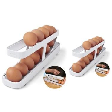Imagem de kit 2 Porta Ovos De 2 Andares Dispenser Automático Para 15 Ovos Organi