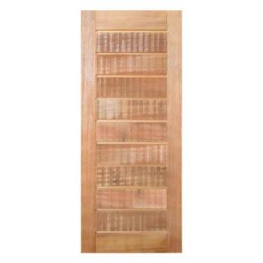 Imagem de Porta de Madeira Rústica Maciça Cedro Arana Casmavi, 100cm x 210cm