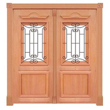 Imagem de Portal de Abrir Realeza Com Grade 210 Madeira Maciça Reto de Cedro Ara
