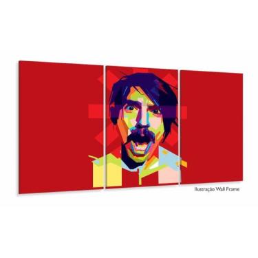 Imagem de Quadro Decorativo Red Hot Chili Peppers - 120x60 3 peças - Wall Frame