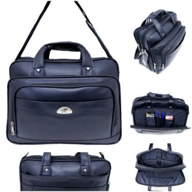 Imagem de Bolsa Pasta Masculina Executiva Notebook Alça Mão E Ombro KVN
