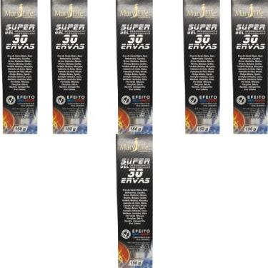 Imagem de Super Gel Desodorante Massageador Mary Life 30 Ervas Bisnaga 150g Kit 