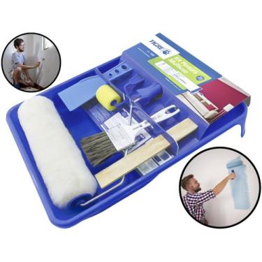 Imagem de Kit Reparo Manutenção 7 Peças Parede Teto Tintas Multiuso Profissional