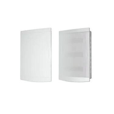 Imagem de Quadro Distribuição Embutir 27/ 36 Disjuntores Tampa translúcida Tigre