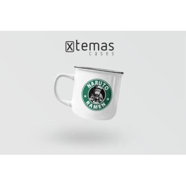 Imagem de Caneca naruto geek retrô esmaltada de aluminio - Xtemas