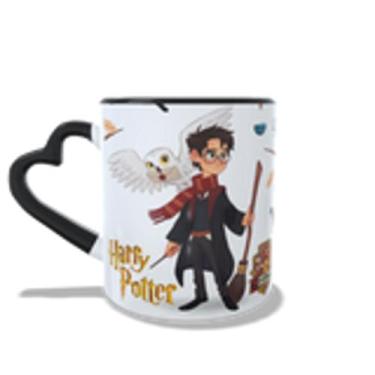 Imagem de Caneca de Porcelana Harry Potter com Alça de Coração - Jlssublimação
