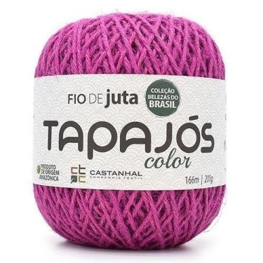 Imagem de Fio de Juta Colorido Tapajós 200g - 166 Metros - Castanhal, MAGENTA