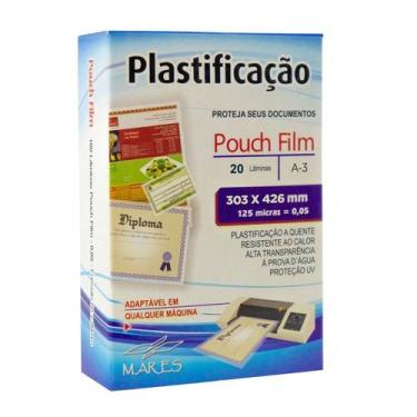 Imagem de Polaseal A3 303x426 -   20 Folhas - Plástico para Plastificação Pouch 