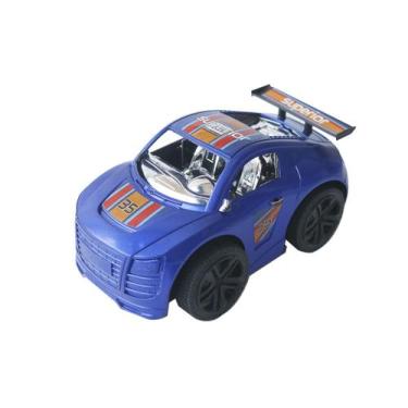 Imagem de Carrinho de plástico serie policial 16cm - QUERO PRESENTEAR, Azul