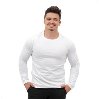 Imagem de Camiseta Masculina Manga Longa Techamalhas Meia estação basica - Techm