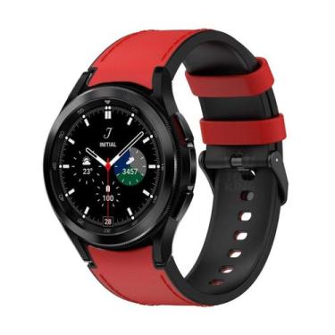 Imagem de Pulseira material sintético silicone para Galaxy Watch4 46mm - Genéric