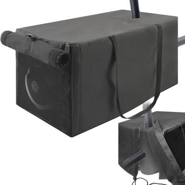 Imagem de Desunqin Capa para Bomba de Piscina com Abertura de 2 Lados, Capa para Motor de Bomba de Piscina de 3 Camadas, Capa para Bomba de Calor de Piscina de 24 X 11 X 11" para Proteção da Unidade de Bomba Ex