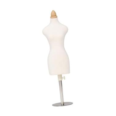 Imagem de Esquirla Mini vestido forma mini manequim vestido exibição torso vestido em miniatura modelo costureira em miniatura para costura design de fantasia, L and Silver