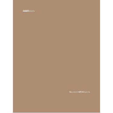 Imagem de ABNotes Squared 4M Edges L A4 Brown: Quadernone A4 a quadretti 4mm con margine - Tinta Unita Marrone - Leggero 100 pagine - Fogli spessi - Per scuola, lavoro o appunti personali.