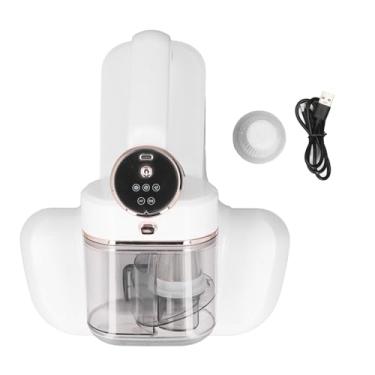 Imagem de Aspirador de pó para Colchão Sem Fio, Filtro de Partículas de Sucção de 3 Níveis, Estrutura de Copo Duplo, Bateria Recarregável de 1500mAh