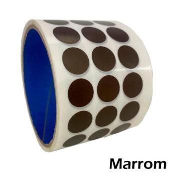 Imagem de Etiqueta Adesiva Autocolante Colorida 15x15mm ideal para organização d