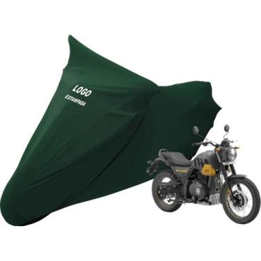 Imagem de Capa Cobrir Moto Royal Enfield Scram 411 Não Risca Pintura - Mz, Verde