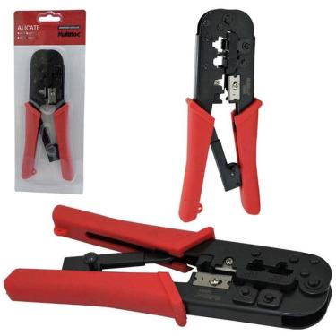 Imagem de Alicate de Crimpar RJ11 RJ45 com Catraca