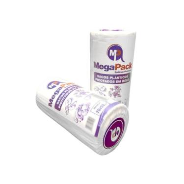 Imagem de Sacos Plásticos Rolo Picotado Saquinho Hortfruit Mercado Frutas 20x30cm 1,2kg 1 Unidade