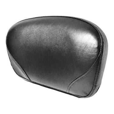 Imagem de Almofada de encosto traseiro suave e baixa para o passageiro Harley Davidson Softail Fat Boy Heritage Dyna Street Bob Low Rider Sportster Iron 883 1200 Sissy Bar Pads encosto Sissybar Medalhão