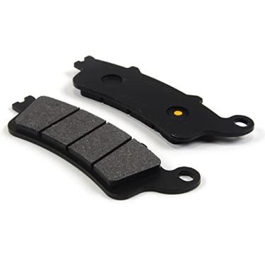 Imagem de 1 par de pastilhas de freio traseiras compatíveis com Honda VFR800 FI 1998-2005 FA 2002-2005, VFR 800 2006-2009, VFR800 A 2006-2013, XL1000V 1999-2006, peças de acessórios de reposição para